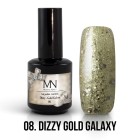 Gél Lakk Dizzy 08 - Dizzy Gold Galaxy 12ml 