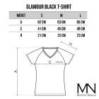 Mystic Nails Glamour Black T-shirt - M
