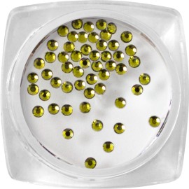 Crystal kő - SS4 - oliva zöld - 50 db/tégely