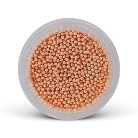 Fém gyöngy - rosé-arany (1,0 mm)