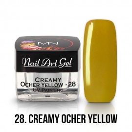 UV Festő Színes Zselé - 28 - Creamy Ocher Yellow (HEMA-free) - 4g