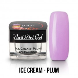 UV Festő Színes Zselé - Ice Cream - Plum - 4g