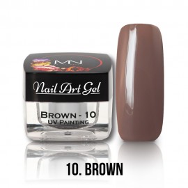 Festő Színes Zselé - 10 - Brown (HEMA-free) - 4g