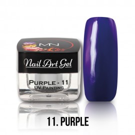 UV Festő Színes Zselé - 11 - Purple - 4g
