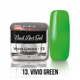 Festő Színes Zselé - 13 - Vivid Green (HEMA-free) - 4g