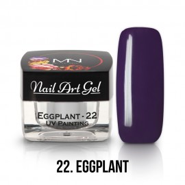 UV Festő Színes Zselé - 22 - Eggplant - 4g