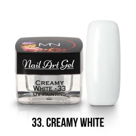 UV Festő Színes Zselé - 33 - Creamy White (HEMA-free) - 4g