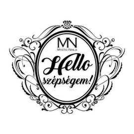 Mystic Nails Szalon matrica - 01 - Fekete