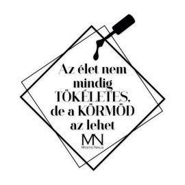 Mystic Nails Szalon matrica - 02 - Fekete