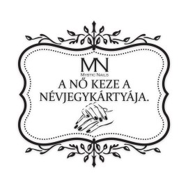 Mystic Nails Szalon matrica - 05 - Fekete