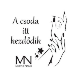 Mystic Nails Szalon matrica - 08 - Fekete