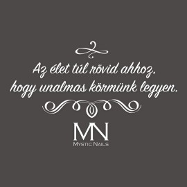 Mystic Nails Szalon matrica - 09 - Fehér