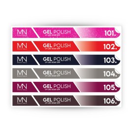 Pálcás Tip Gél lakk Matrica - 101-106