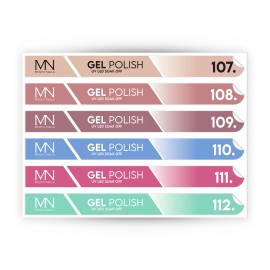 Pálcás Tip Gél lakk Matrica - 107-112