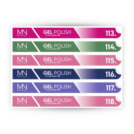 Pálcás Tip Gél lakk Matrica - 113-118