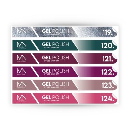 Pálcás Tip Gél lakk Matrica - 119-124