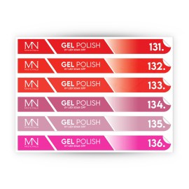 Pálcás Tip Gél lakk Matrica - 131-136