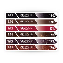 Pálcás Tip Gél lakk Matrica - 169-174