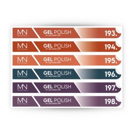 Pálcás Tip Gél lakk Matrica - 193-198