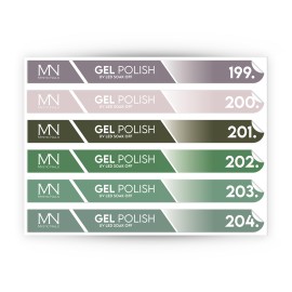 Pálcás Tip Gél lakk Matrica - 199-204