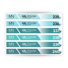 Pálcás Tip Gél lakk Matrica - 235-240