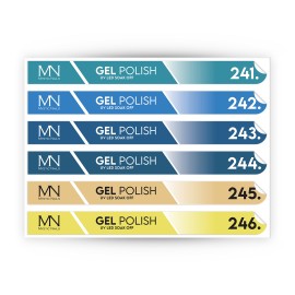 Pálcás Tip Gél lakk Matrica - 241-246