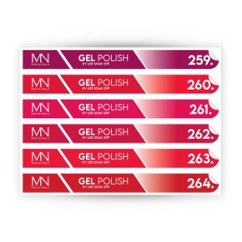 Pálcás Tip Gél lakk Matrica - 259-264