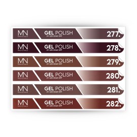 Pálcás Tip Gél lakk Matrica - 277-282