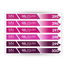 Pálcás Tip Gél lakk Matrica - 295-300