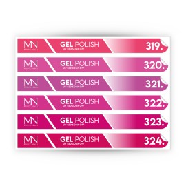 Pálcás Tip Gél lakk Matrica - 319-324
