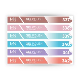 Pálcás Tip Gél lakk Matrica - 337-342