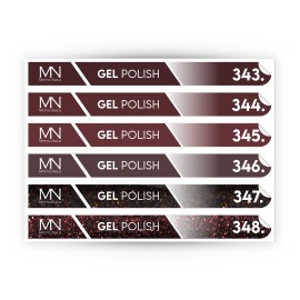 Pálcás Tip Gél lakk Matrica - 343-348