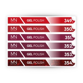 Pálcás Tip Gél lakk Matrica - 349-354