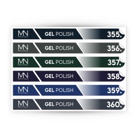 Pálcás Tip Gél lakk Matrica - 355-360