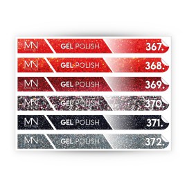 Pálcás Tip Gél lakk Matrica - 367-372