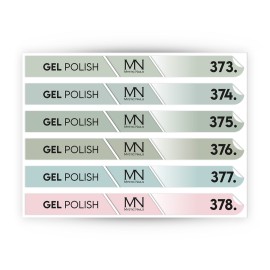 Pálcás Tip Gél lakk Matrica - 373-378