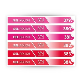 Pálcás Tip Gél lakk Matrica - 379-384