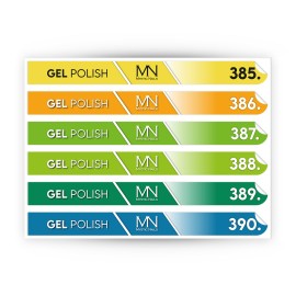 Pálcás Tip Gél lakk Matrica - 385-390