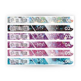 Pálcás Tip Gél lakk Matrica - Its Gel Polish 01-06