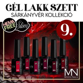 Gél lakk Szett 09 - Sárkányvér (HEMA-free) - 6db x 6 ml