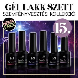 Gél lakk Szett 15 - Szemfényvesztés (HEMA-free) - 6 db x 6ml