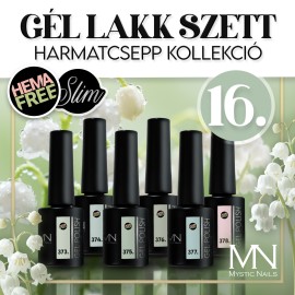Gél lakk Szett 16 - Harmatcsepp (HEMA-free) - 6 db x 6ml