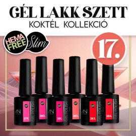 Gél lakk Szett 17 - Koktél (HEMA-free) - 6 db x 6ml