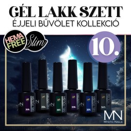 Gél lakk Szett 10 - Éjjeli bűvölet (HEMA-free) - 6 db x 6 ml