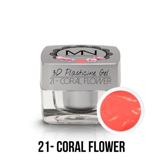 3D Gyurma Zselé - 21 - Coral Flower - 3,5g