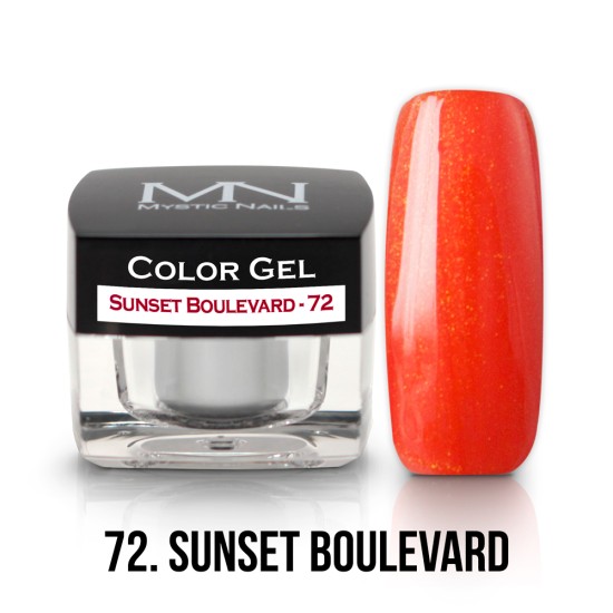 Színes Zselé - 72 - Sunset Boulevard (HEMA-free) - 4g