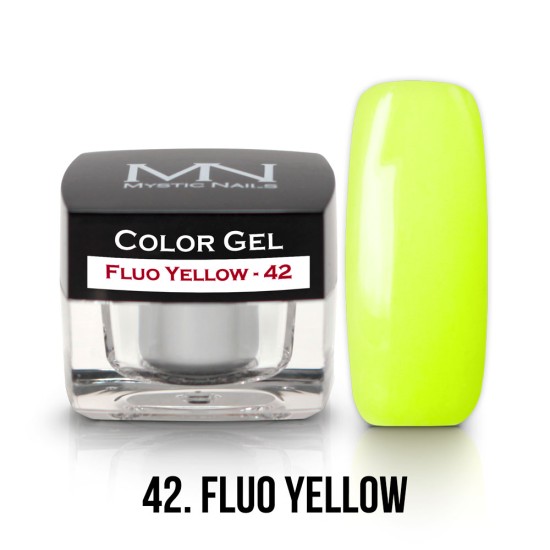 Színes Zselé - 42 - Fluo Yellow - 4g