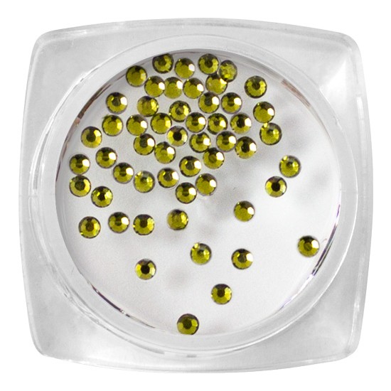 Crystal kő - SS4 - oliva zöld - 50 db/tégely