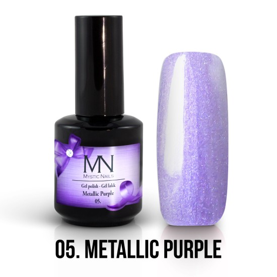 Gél Lakk Metallic 05 - Metallic Purple 12ml 