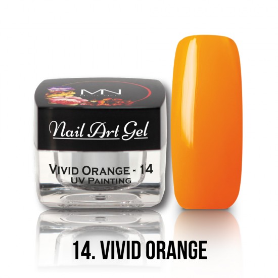 UV Festő Színes Zselé - 14 - Vivid Orange (HEMA-free) - 4g